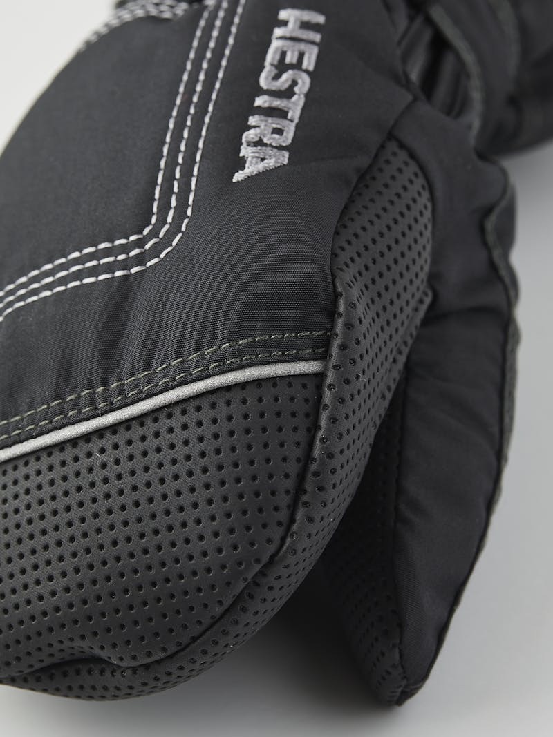 Baby Zip Long Mitt Black/Black