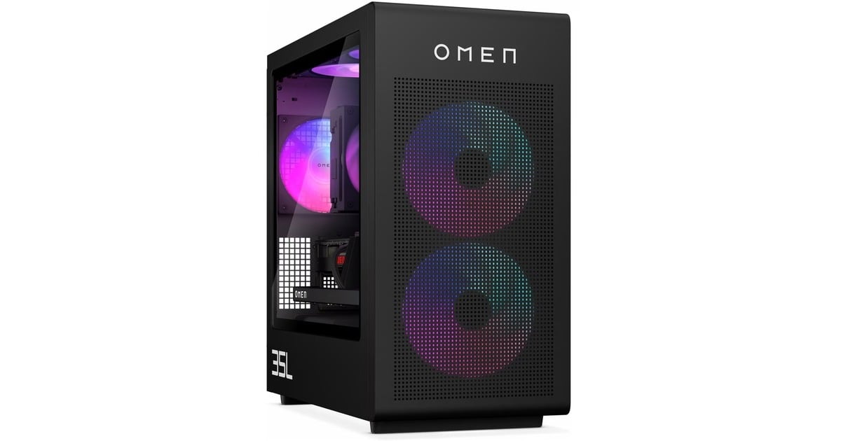 HPOMEN 35L Gaming Desktop GT16-0275nd PC  (Zwart | Ultra 9 285K | RTX 5080 | 64 GB | 2 TB)