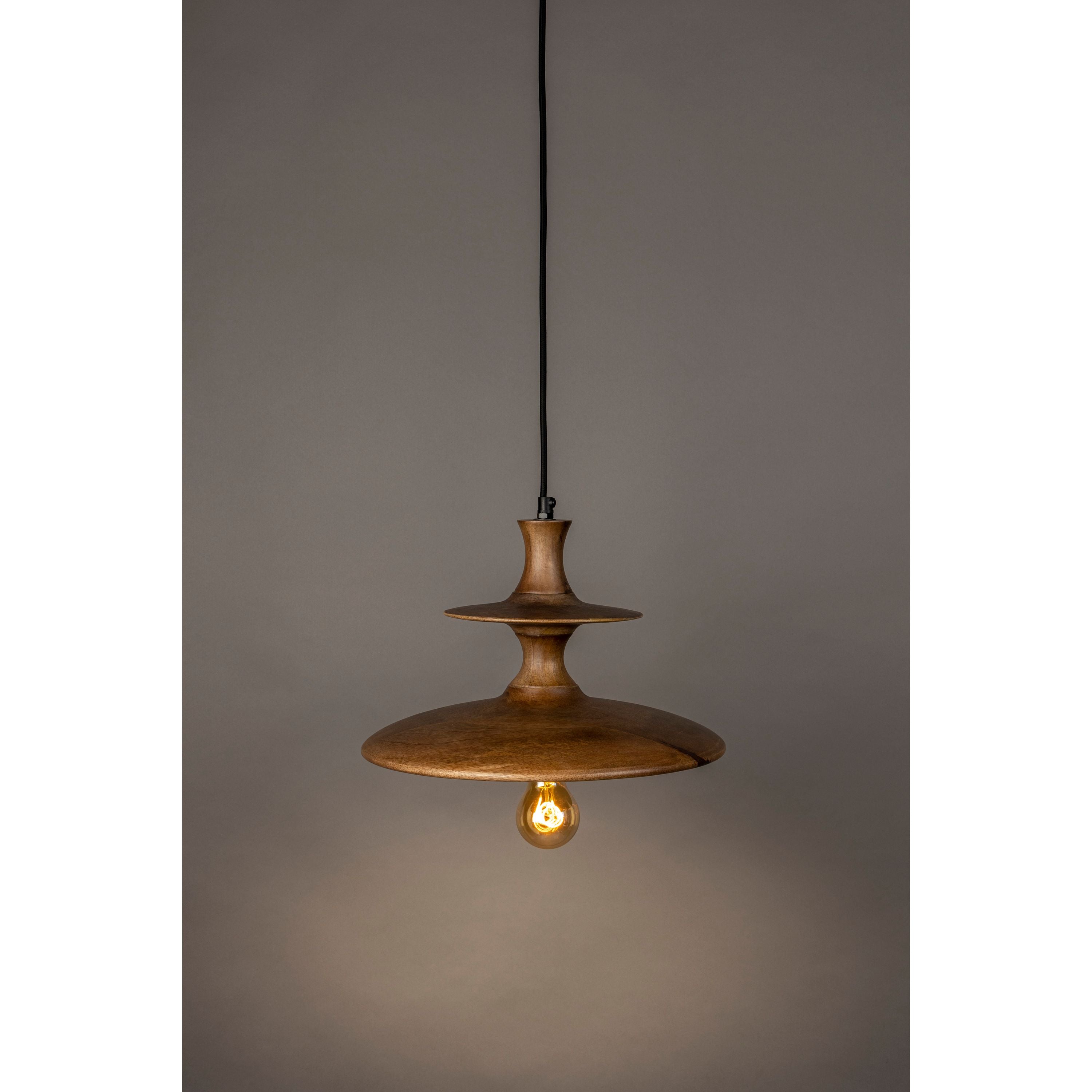 Dutchbone Cath Hanglamp 34 cm (S) Hout Bruin