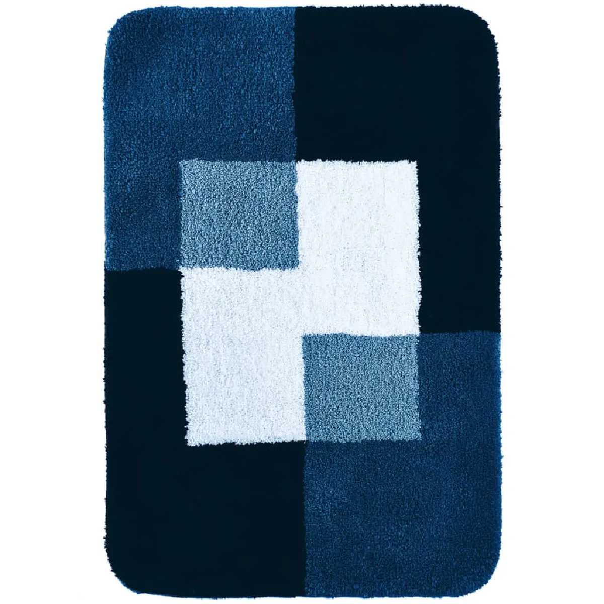 Ridder Tapis Salle de Bain - Coins Bleu