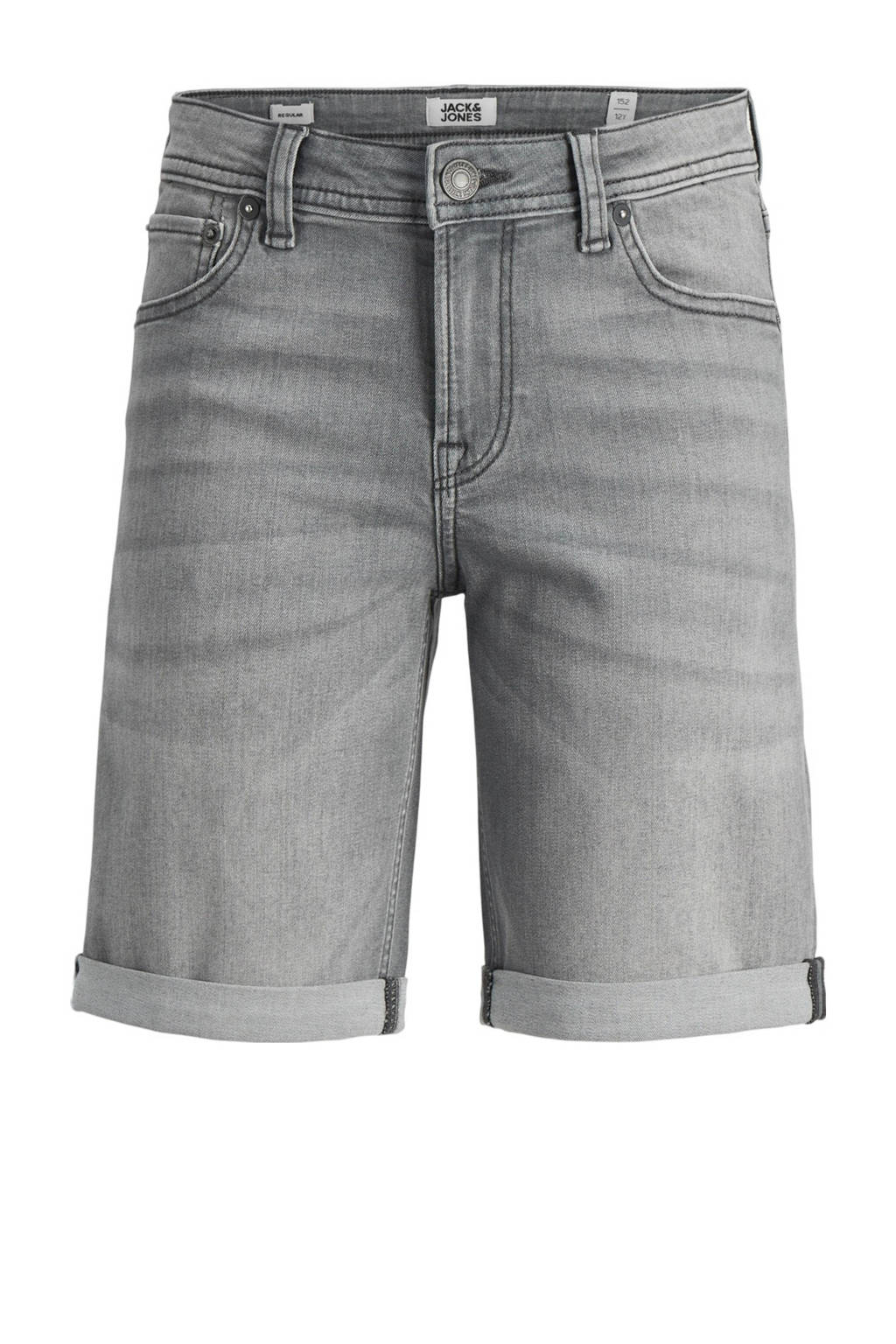 JACK & JONES denim short JJIRICK JJIORIGINAL grey denim
