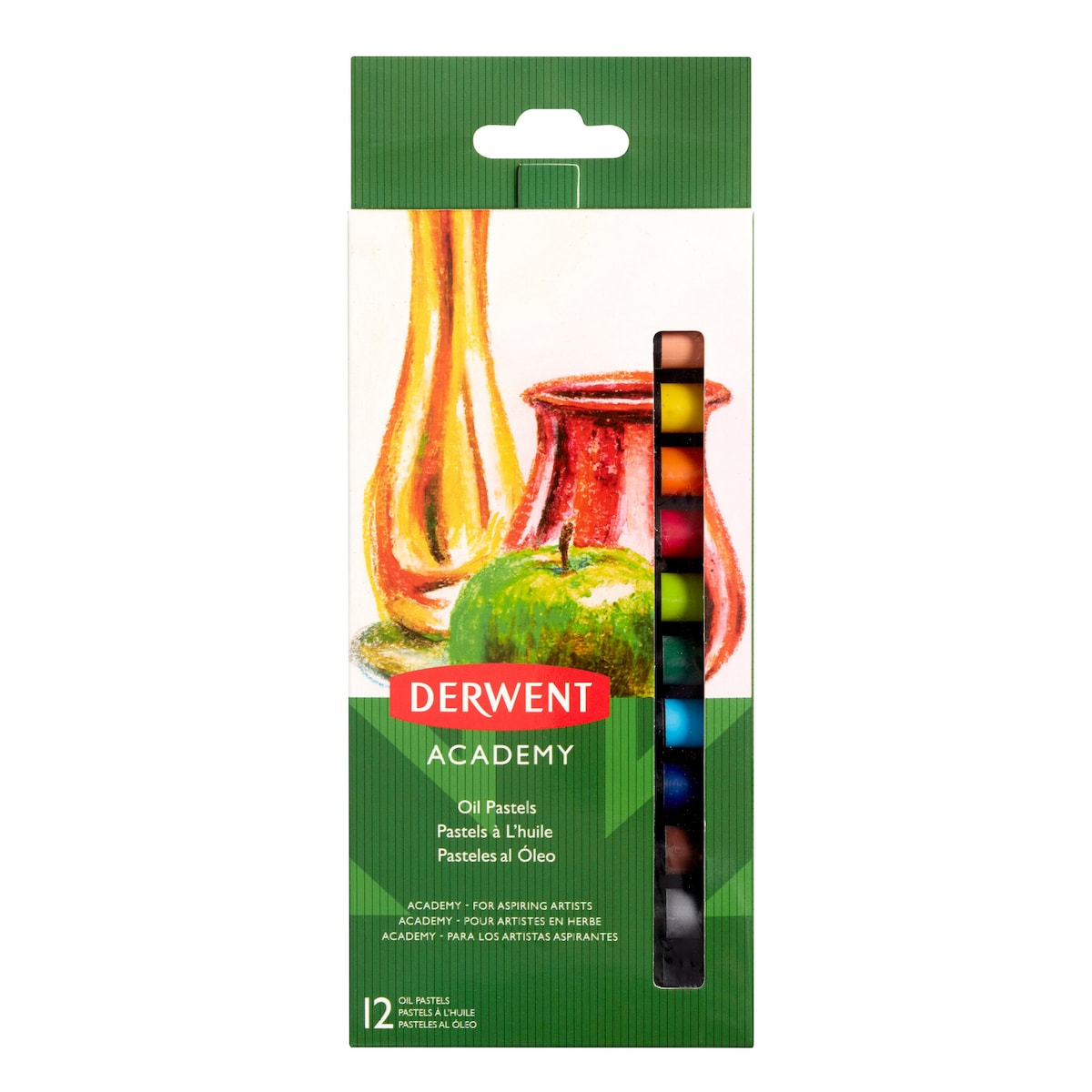 Derwent Academy Oil Pastell 12 stk