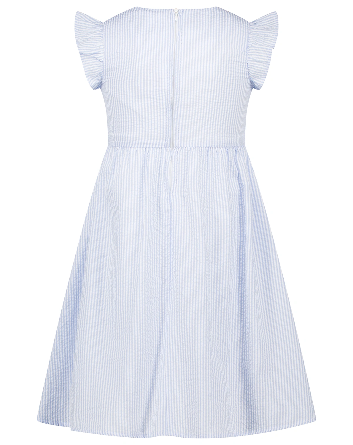 Kurzarmkleid FLOWER & STRIPES in bonnie blue