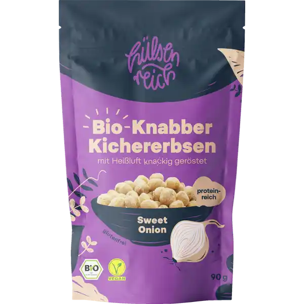 Bio Knabber Kichererbsen Sweet Onion