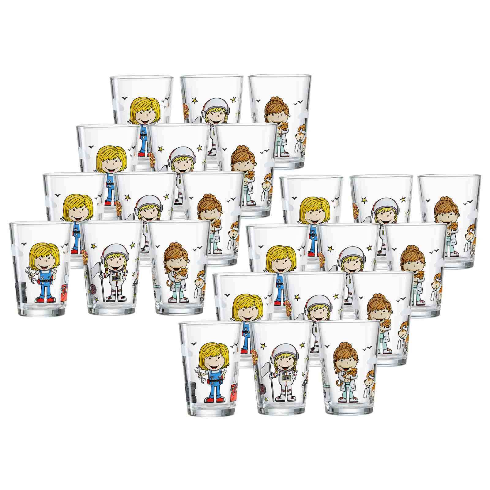 Ritzenhoff & Breker Kindergläser Berufe Mädchen 205 ml 24er Set