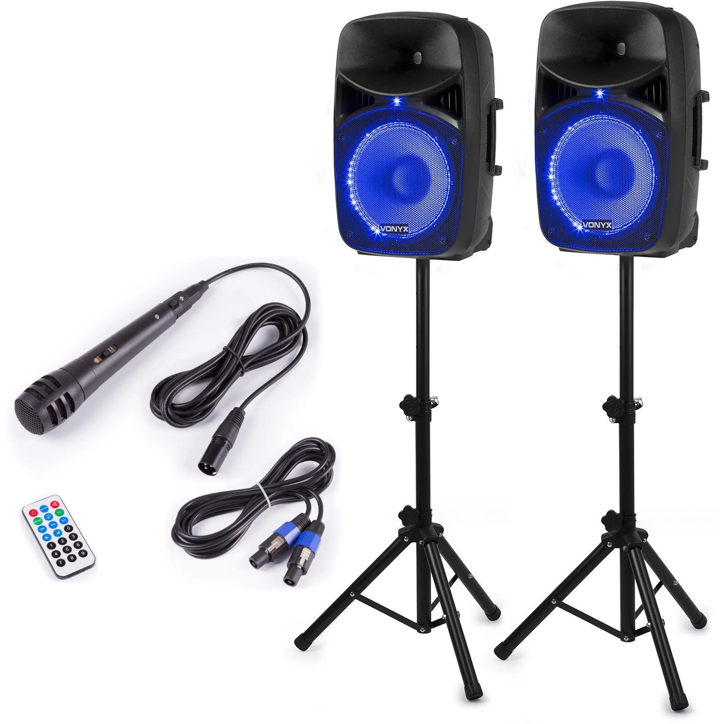 Vonyx VPS122A set + statieven