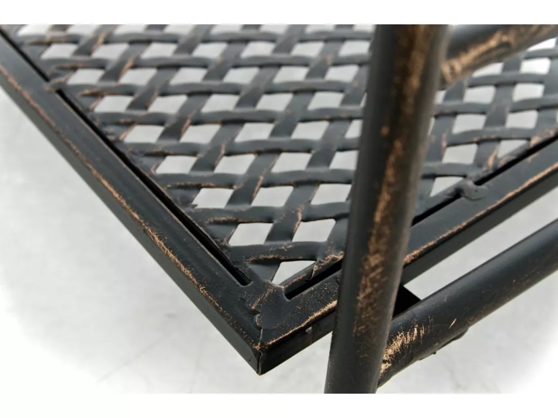 Étagères sur pied - Métal - 94 x 30 x 149cm - Bronze - Shine