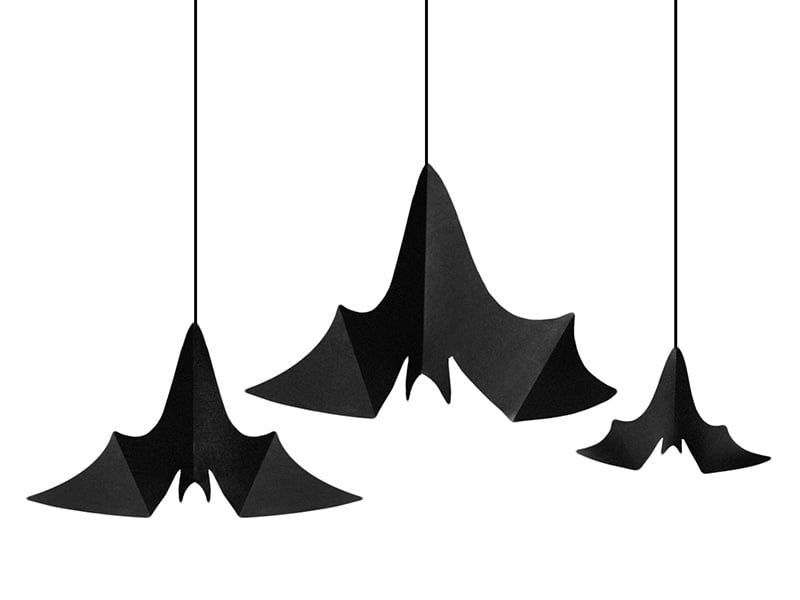Halloween Vleermuis Set 31-47cm 3 delig
