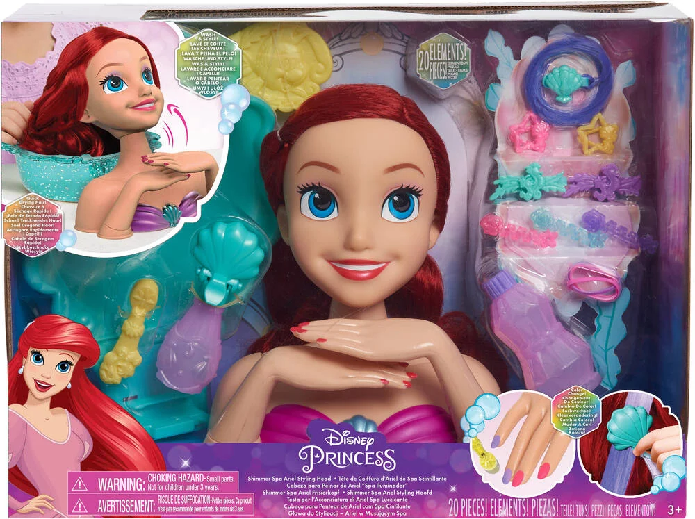 DISNEY PRINCESSES ARIEL - TETE A COIFFER DELUXE - SPA