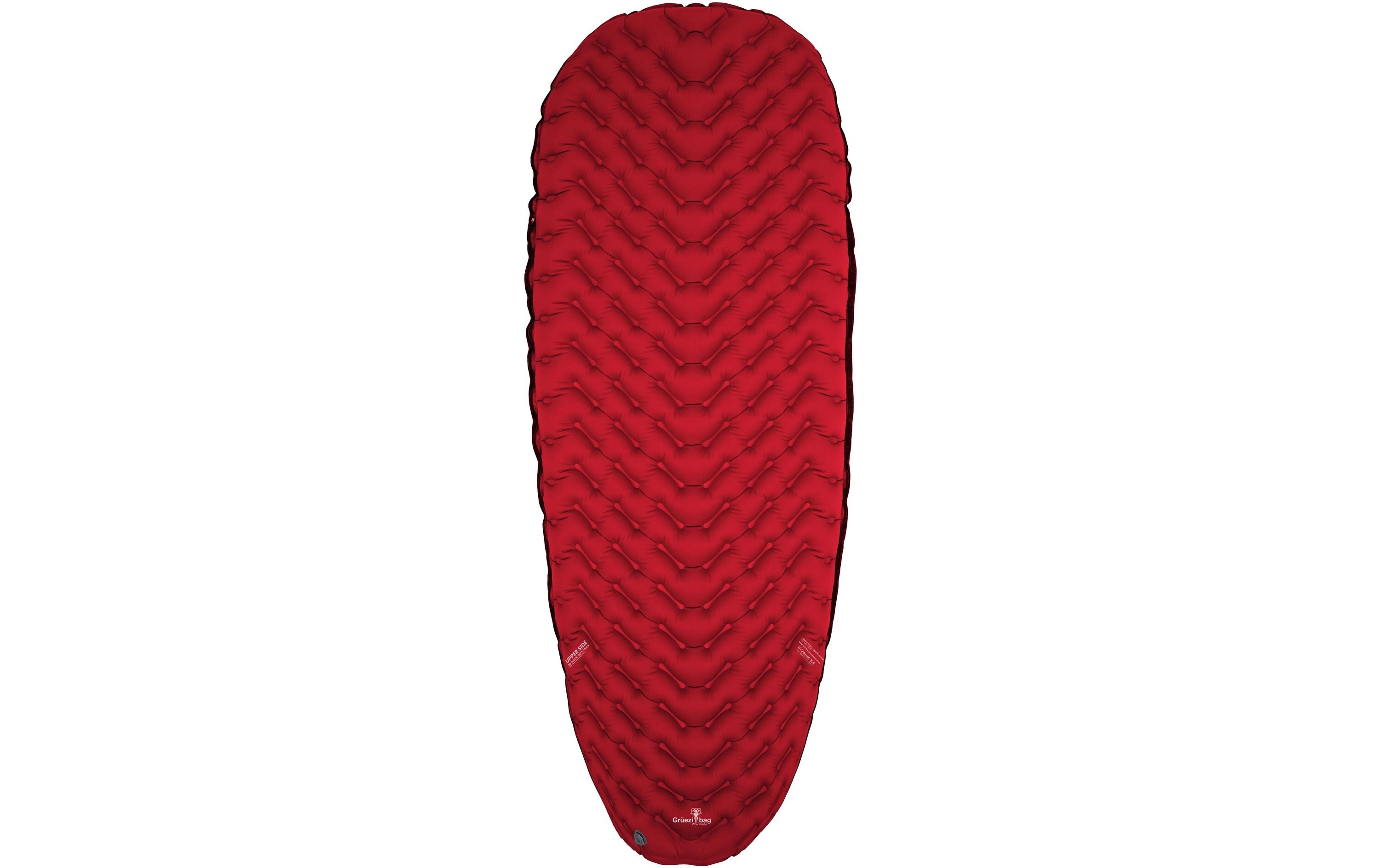 Schlafmatte Wool Mat Camping Anthracite / red<br>Leichte Matte mit einer Zwei-Lagen-Konstruktion und V-Kammerstruktur
