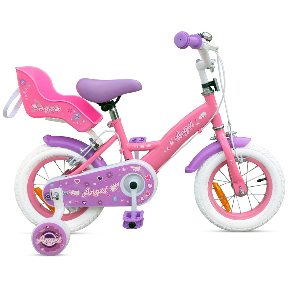 12-Zoll-Verve-Angel-Fahrrad, Pink/Lila