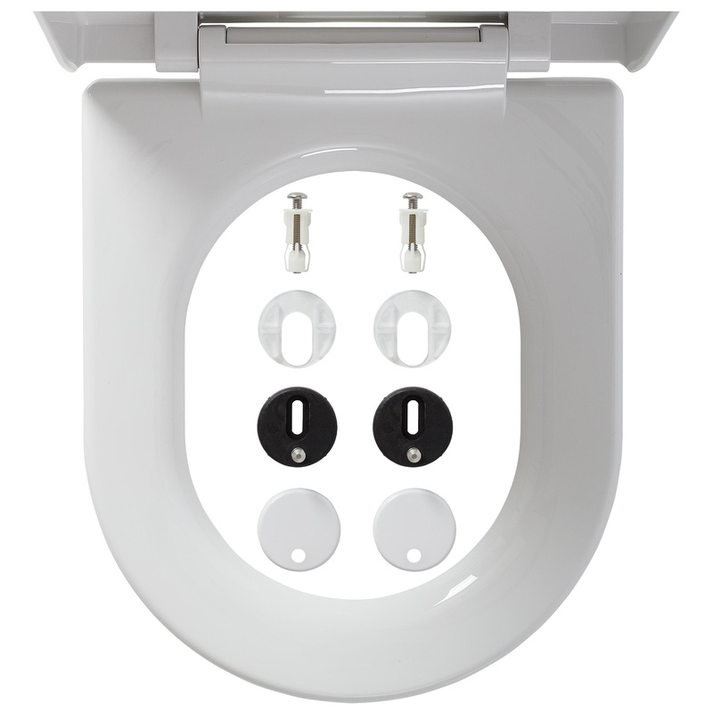 Tiger Stax toiletzitting thermoplast wit