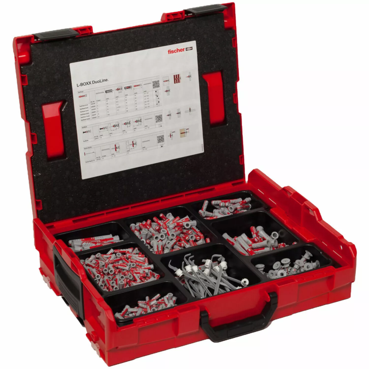 Fischer DuoLine L-BOXX 102 833-delige pluggenset in L-Boxx