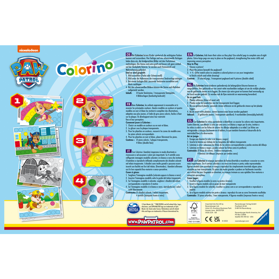 Ravensburger ministeps® Paw Patrol Colorino