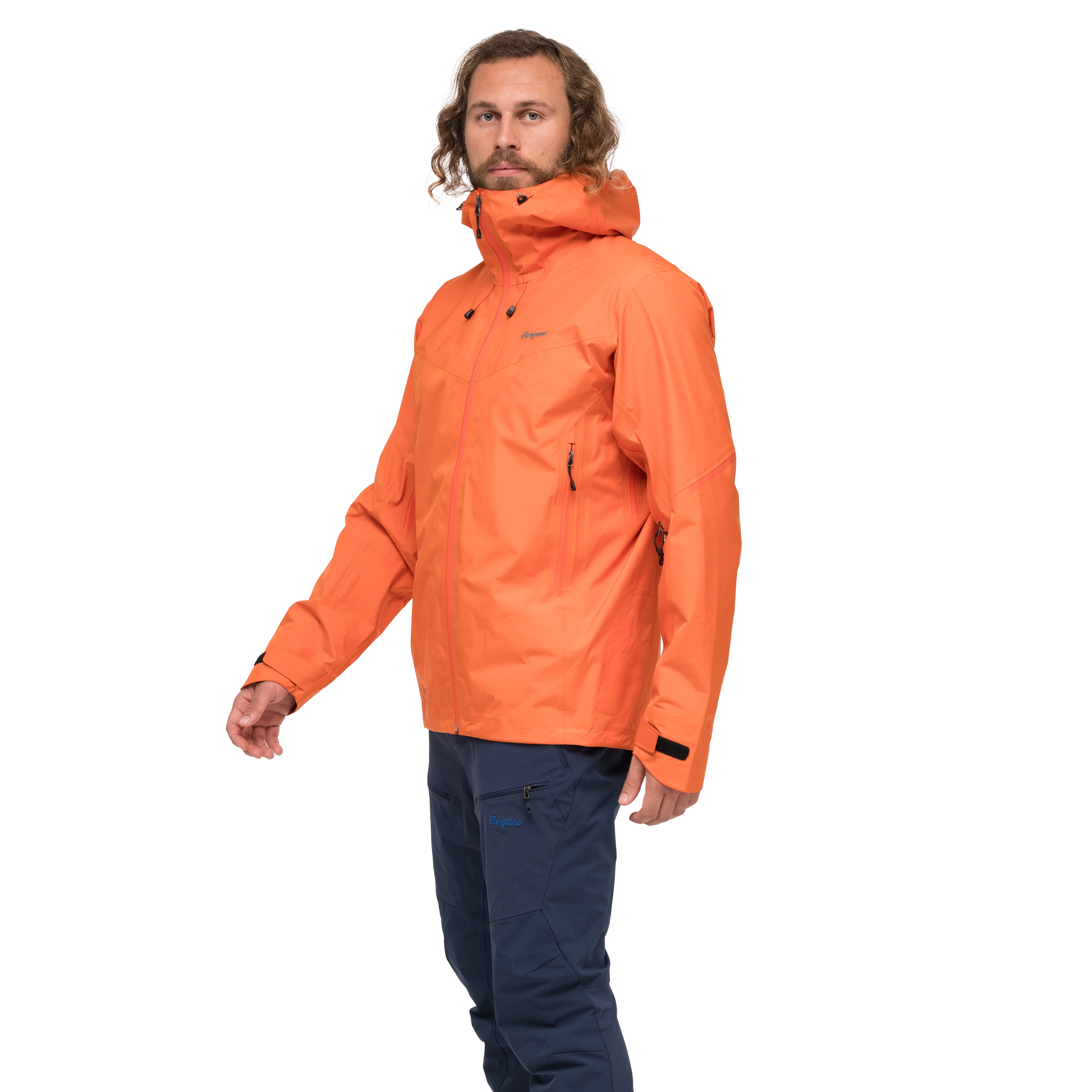 Rabot Light 3L Shell Jacket Men Alert Orange
