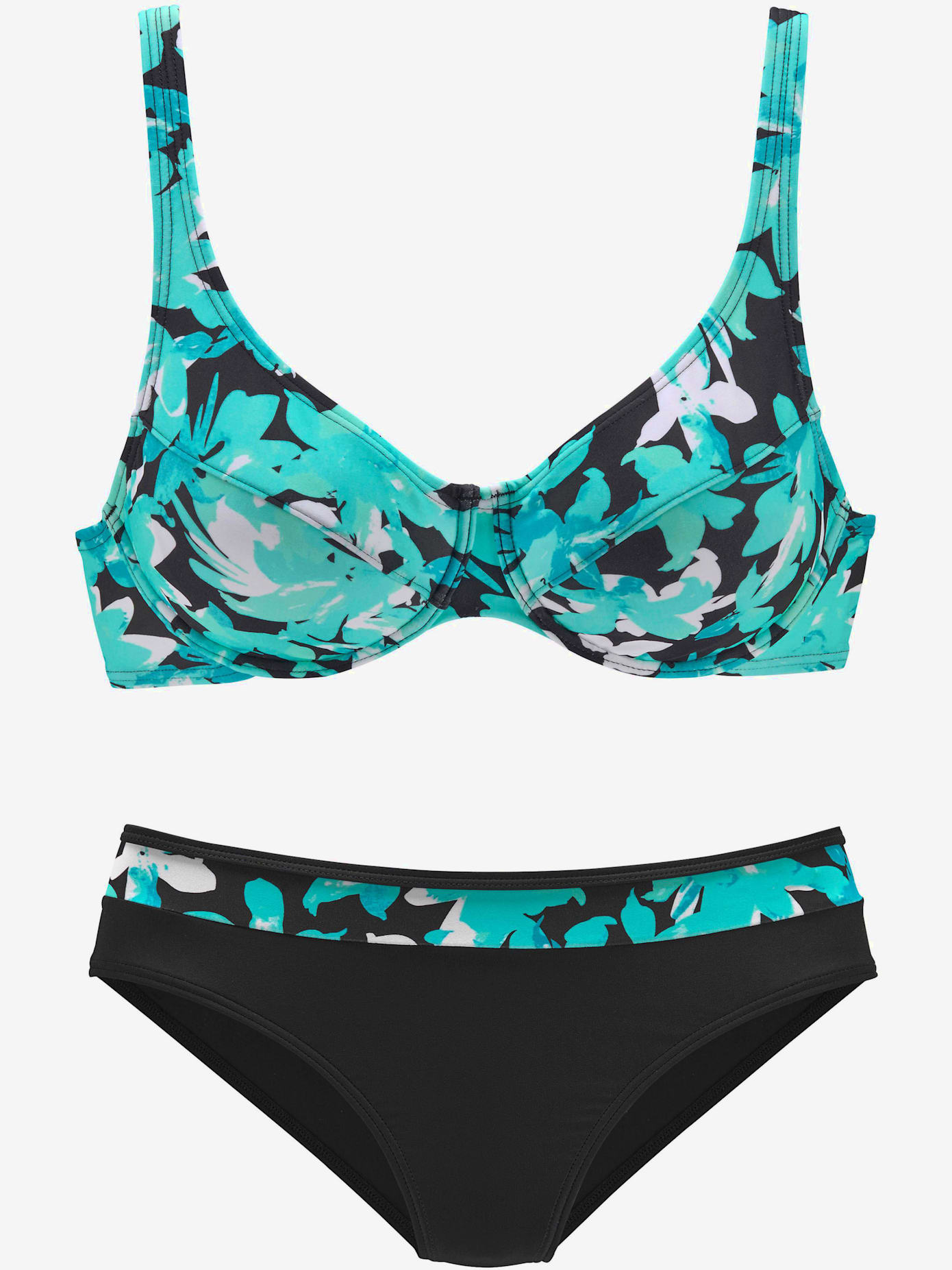 Maillot de bain à armatures design floral tendance