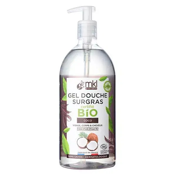 Gel de Banho Orgânico de Coco MKL Green Nature Surgras 1L