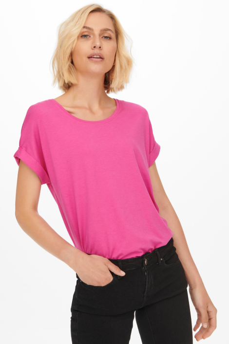 Only roze dames t-shirt