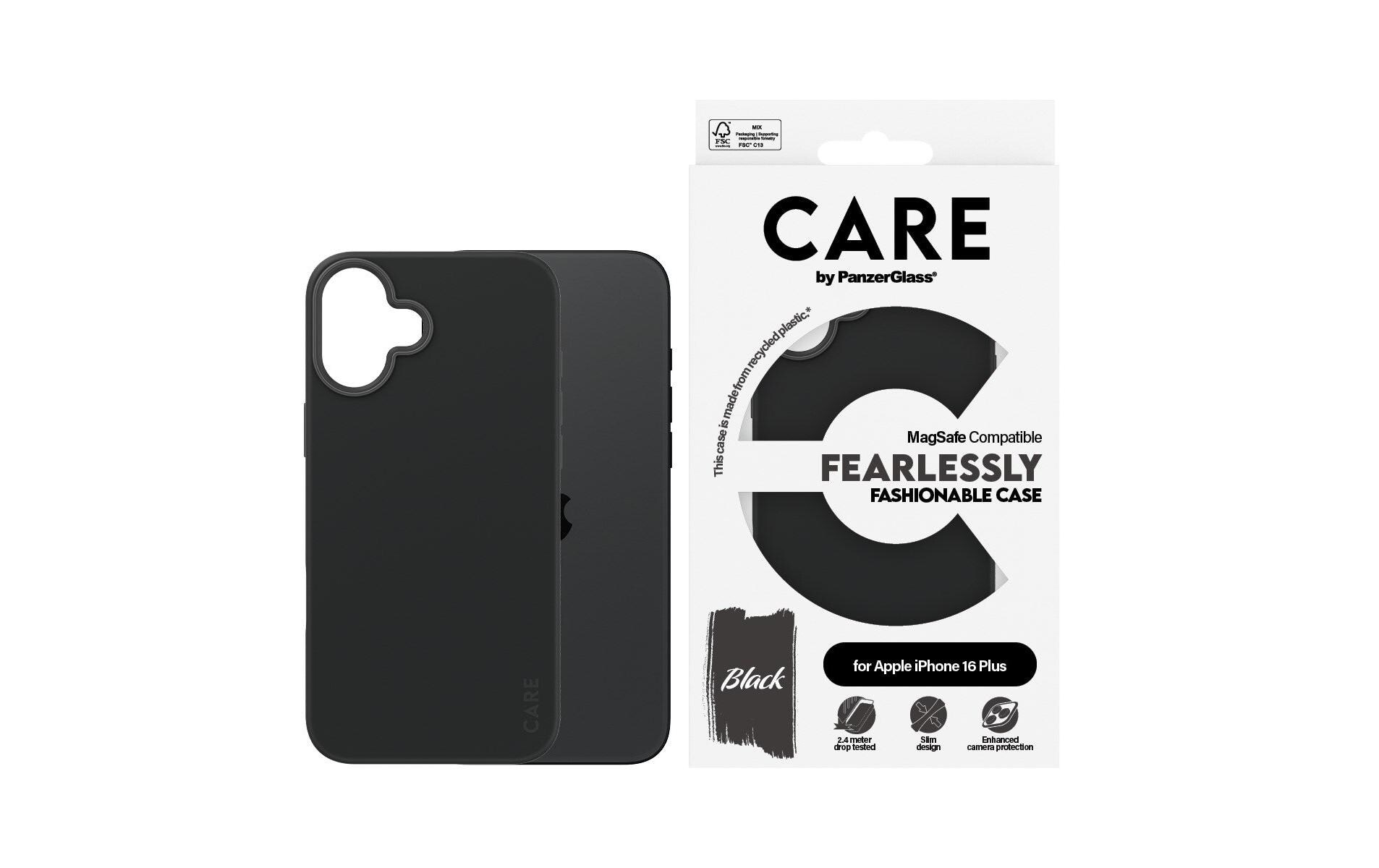 Back Cover Fashion iPhone 16 Plus SchwarzSchutzhülle für das Apple iPhone 16 Plus