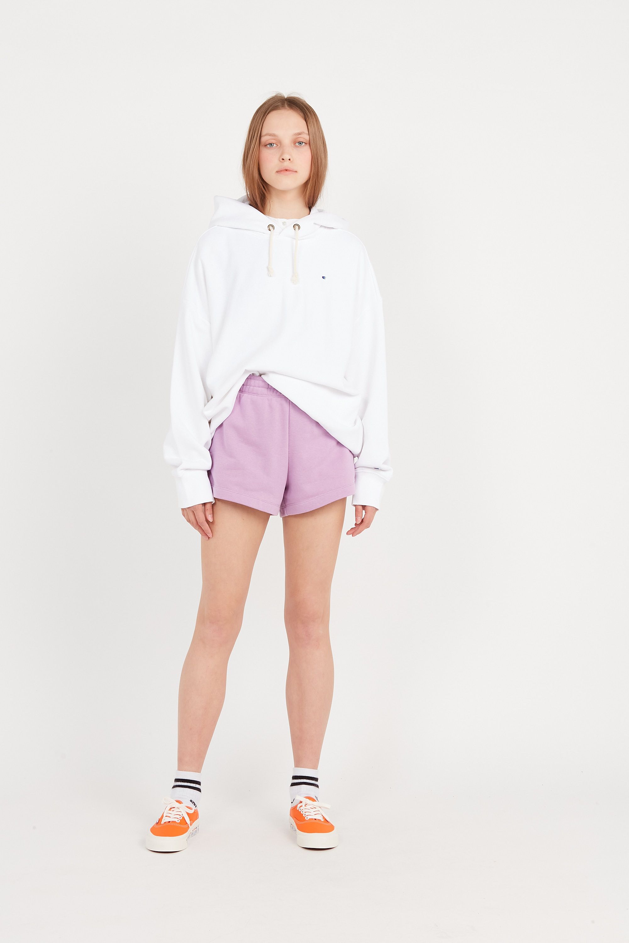 CHAMPION Hoodie Blanc