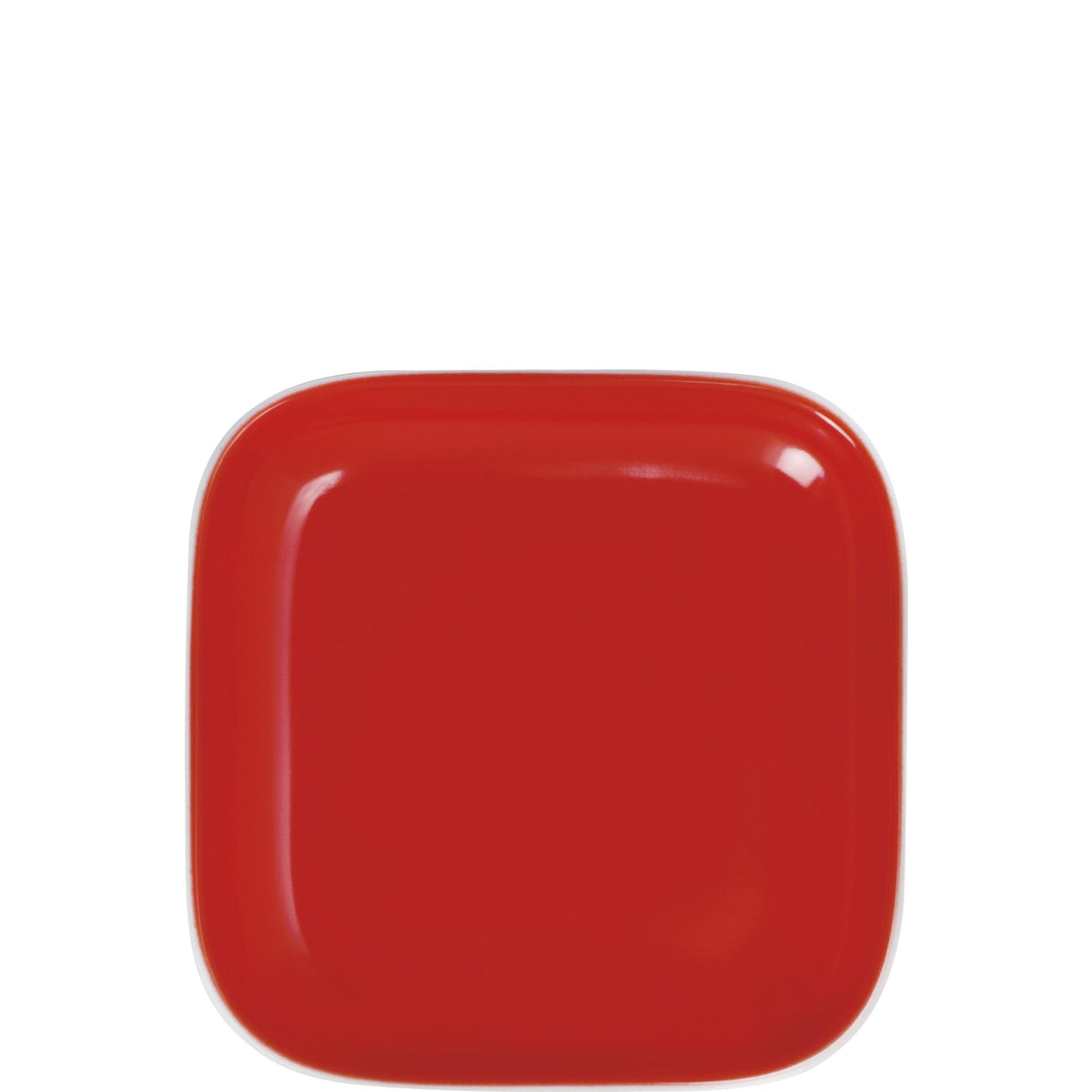 KAHLA Abra Cadabra Deckelchen eckig 10x10 cm cherry red