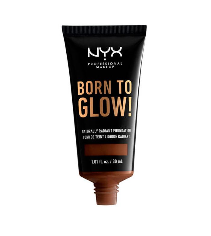 Nyx Professional Makeup - Base de maquilhagem Born to Glow! - BTGRF22.7: Deep Walnut