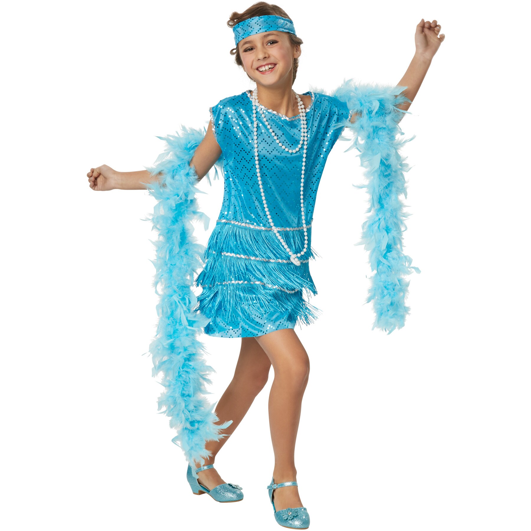 tectake® Mädchenkostüm Broadway Girl