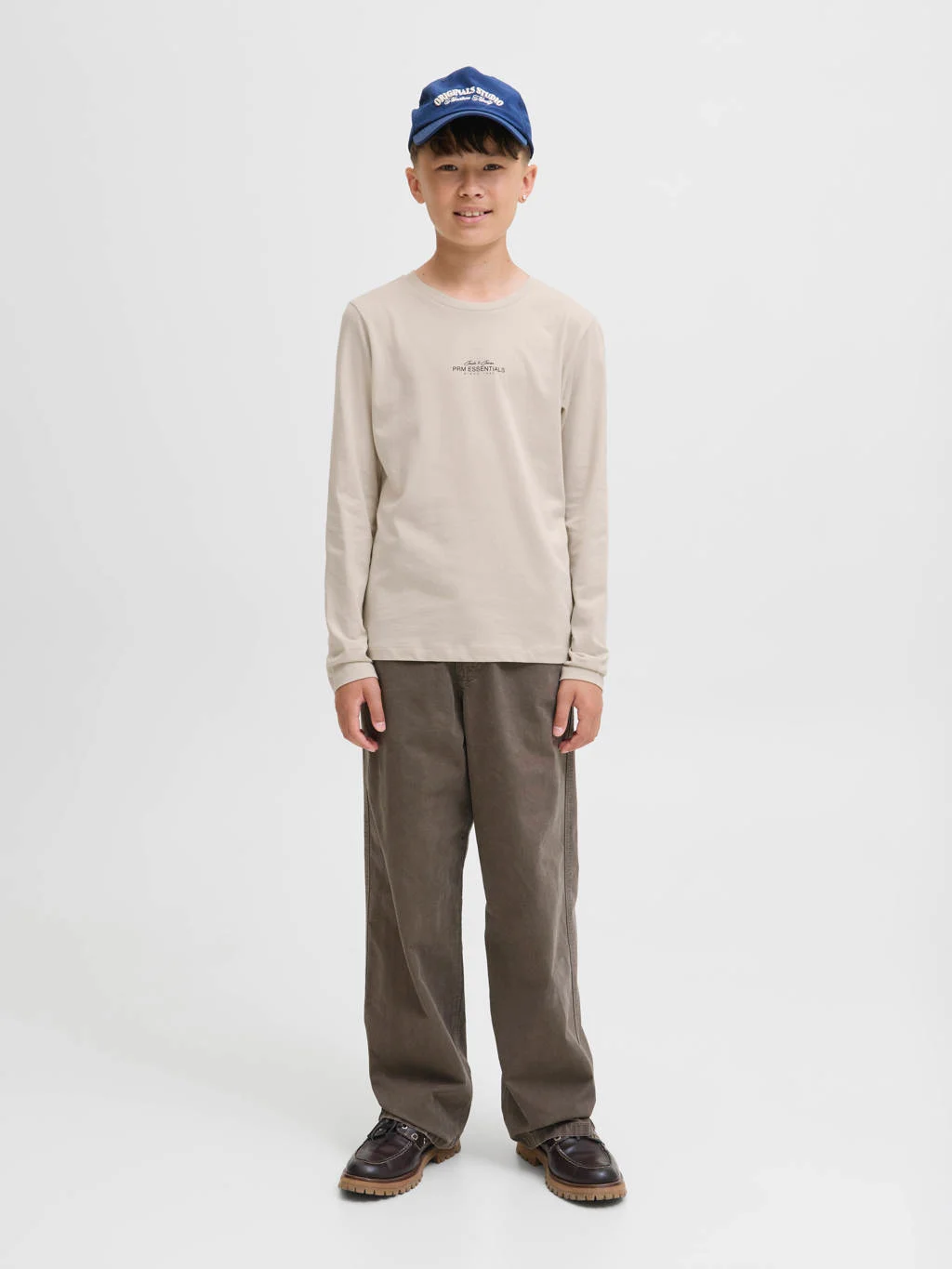 JACK & JONES JUNIOR longsleeve zand