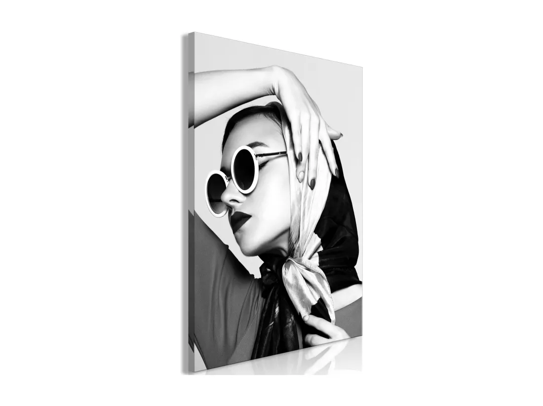 Tableau Stylish Lady Vertical - 60 x 90 cm