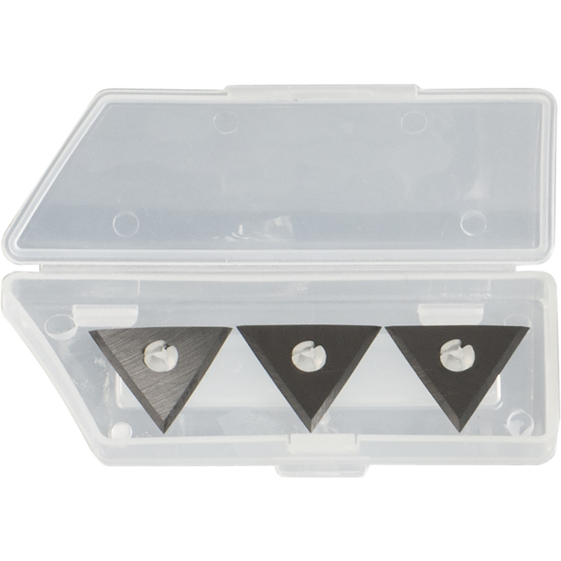Anza Mini verfschraper reservemesjes 3 stuks driehoek HM