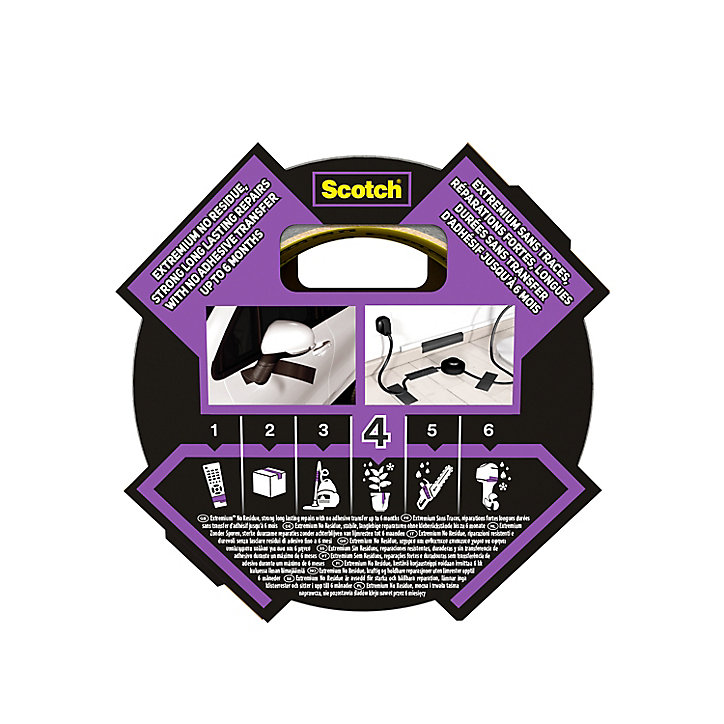 Ruban adhésif toile de réparation Scotch Extremium 18 x 48 mm gris