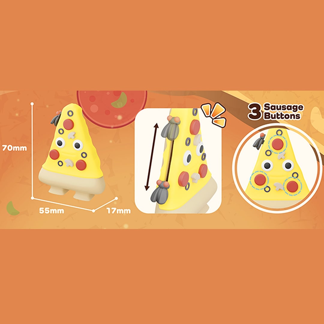 Fidget go friemelspeelgoed pizza