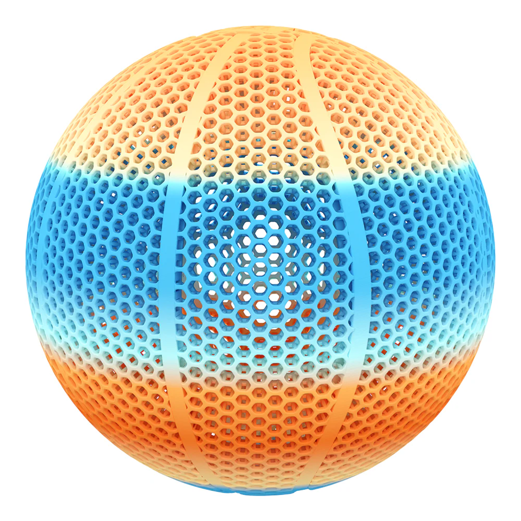 BIQU  PLA-HR Blue+Orange+White, 1,75 mm / 1000 g    Flexibles & widerstandsfähiges Filament in Multicolor