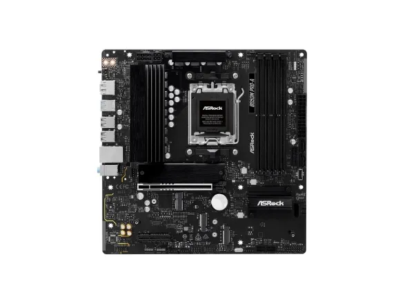 ASRock B850M Pro-A - Bundkort - micro ATX - Socket AM5 - AMD B850 Chipset - USB 3.2 Gen 2, USB-C 3.2 Gen2, USB 3.2 Gen 1 - 2.5 Gigabit LAN - onboard grafik (CPU påkrævet) - HD Audio (8-kanaler)