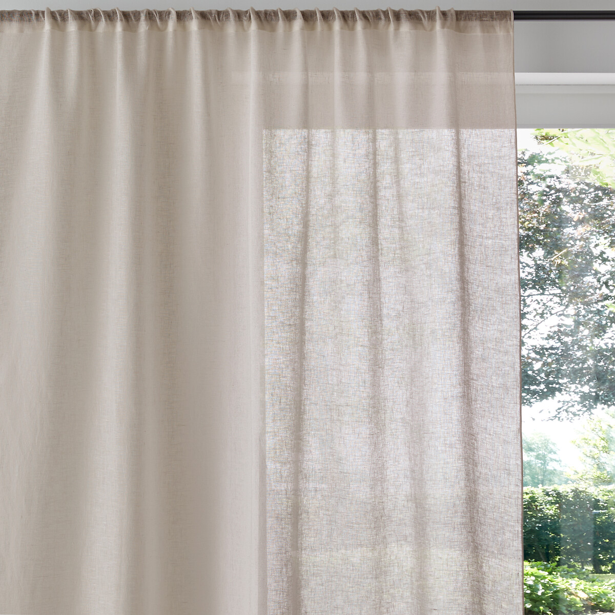 LA REDOUTE INTERIEURS<br>Cortina em linho Onega