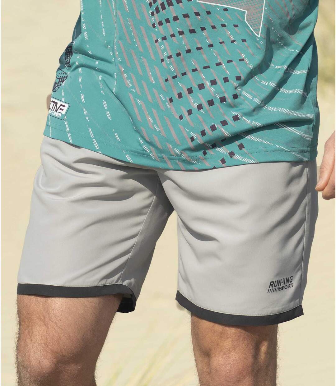 Lot de 2 Shorts Microfibre Running Line
