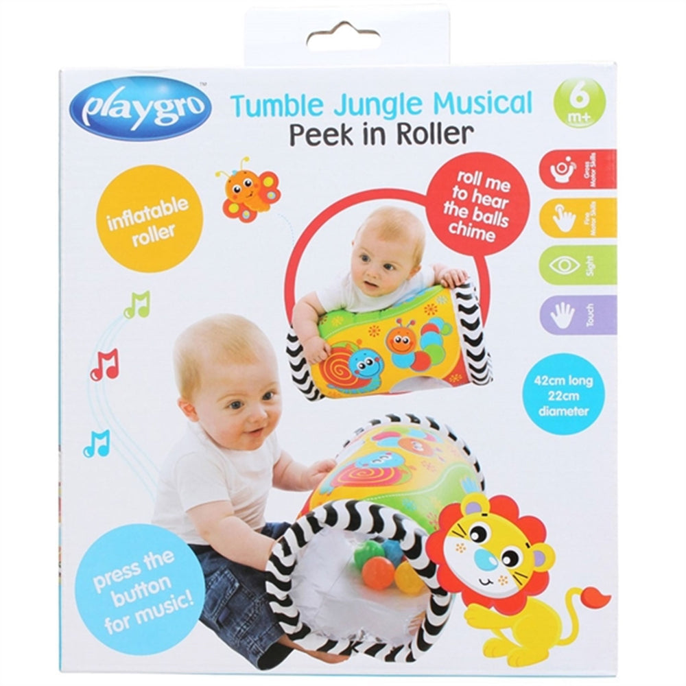 Tumble Jungle Musik Rulle - Playgro → Luksusbaby.dk
