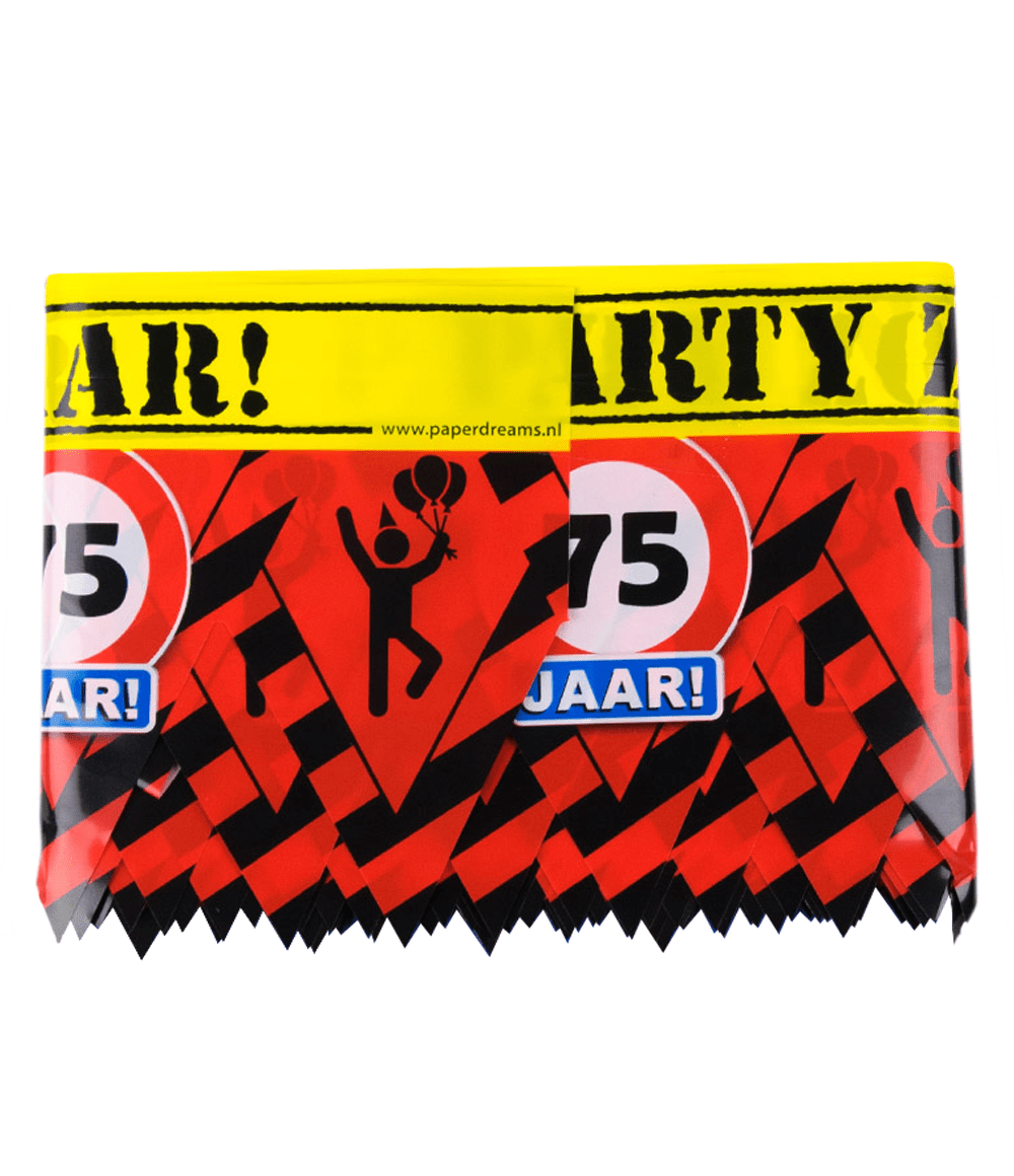 Afzetlint 75 Jaar 12m
