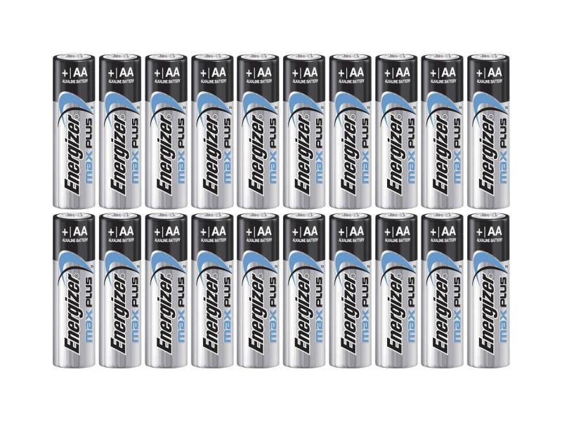 Energizer Batterie Max Plus AA , 20 Stück Typ LR6 / AA / Mignon, 20 Stück