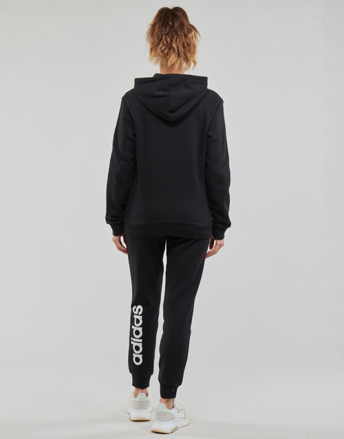 Adidas Sportswear - 3S FL FZ HD - Noir / Blanc