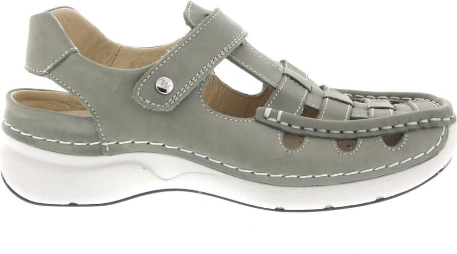 Wolky Dames Sandalen Rolling Sun Sage Green Groen