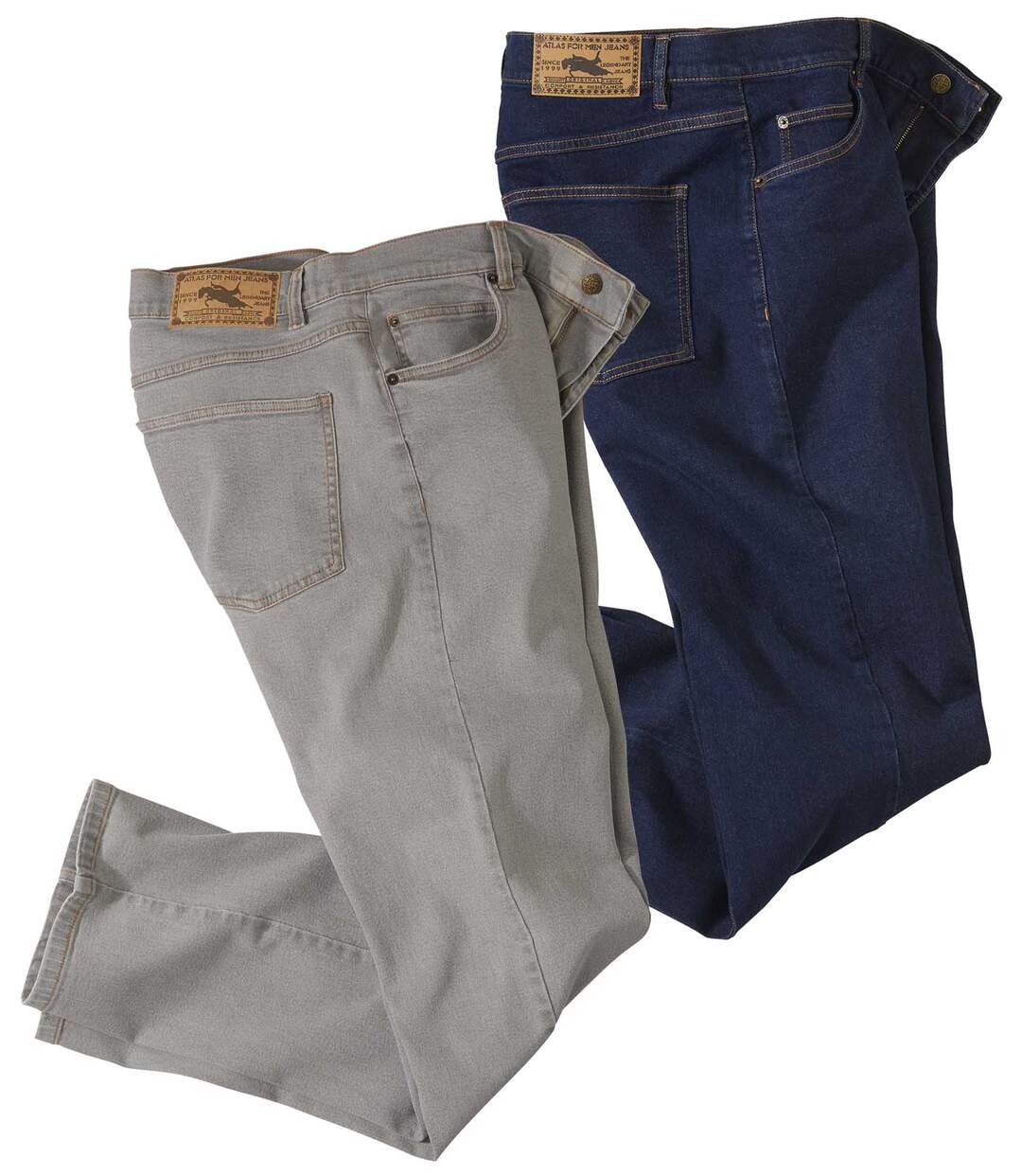 Lot de 2 Jeans Regular Stretch