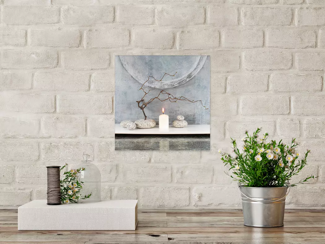Wandbild 30 x 30 cm Soft zen I