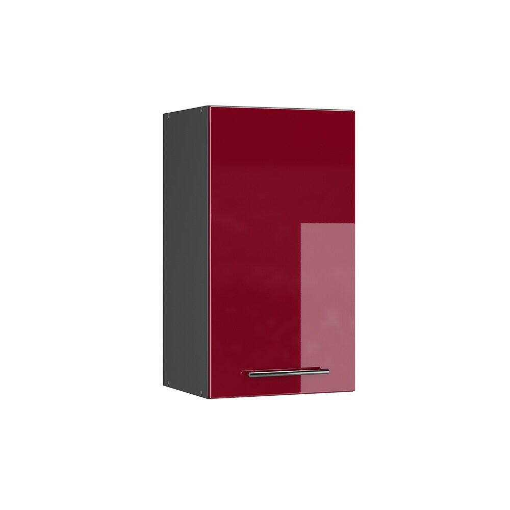 VICCO Hängeschrank 40 cm Bordeaux Hochglanz Küchenschrank Hängeschrank Küchenzeile Fame-Line