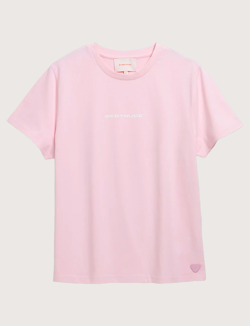 GERTRUDE&GASTON T-SHIRT MANCHES COURTES FEMME LEOPOLDINE ROSE