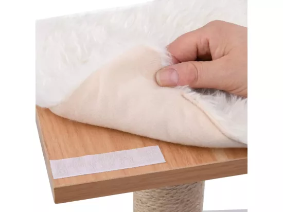 Arbre à chat avec tapis à gratter en sisal 123 cm