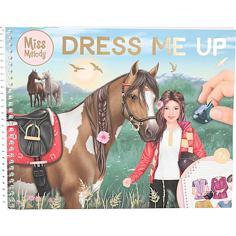 Miss Melody Dress Me Up stickersbog - bred