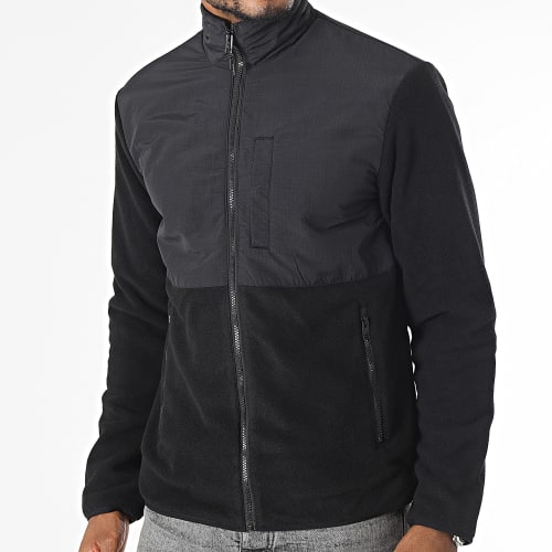 Veste Polaire Zippée Marvin Fleece Noir