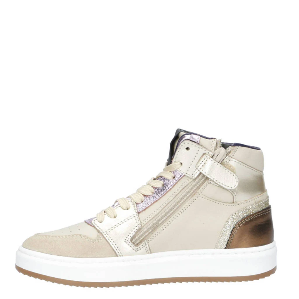 Hip H1765leren sneakers beige