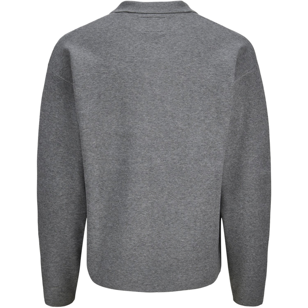 Køb Jack & Jones Junior Medium Grey Melange Jprblabradfort Strik Polo Ln Jnr